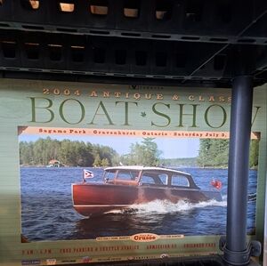 Vintage Boat Show Poster